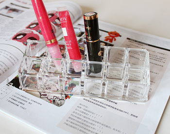 批发 水晶化妆盒 化妆品收纳盒 透明盒 专业生产